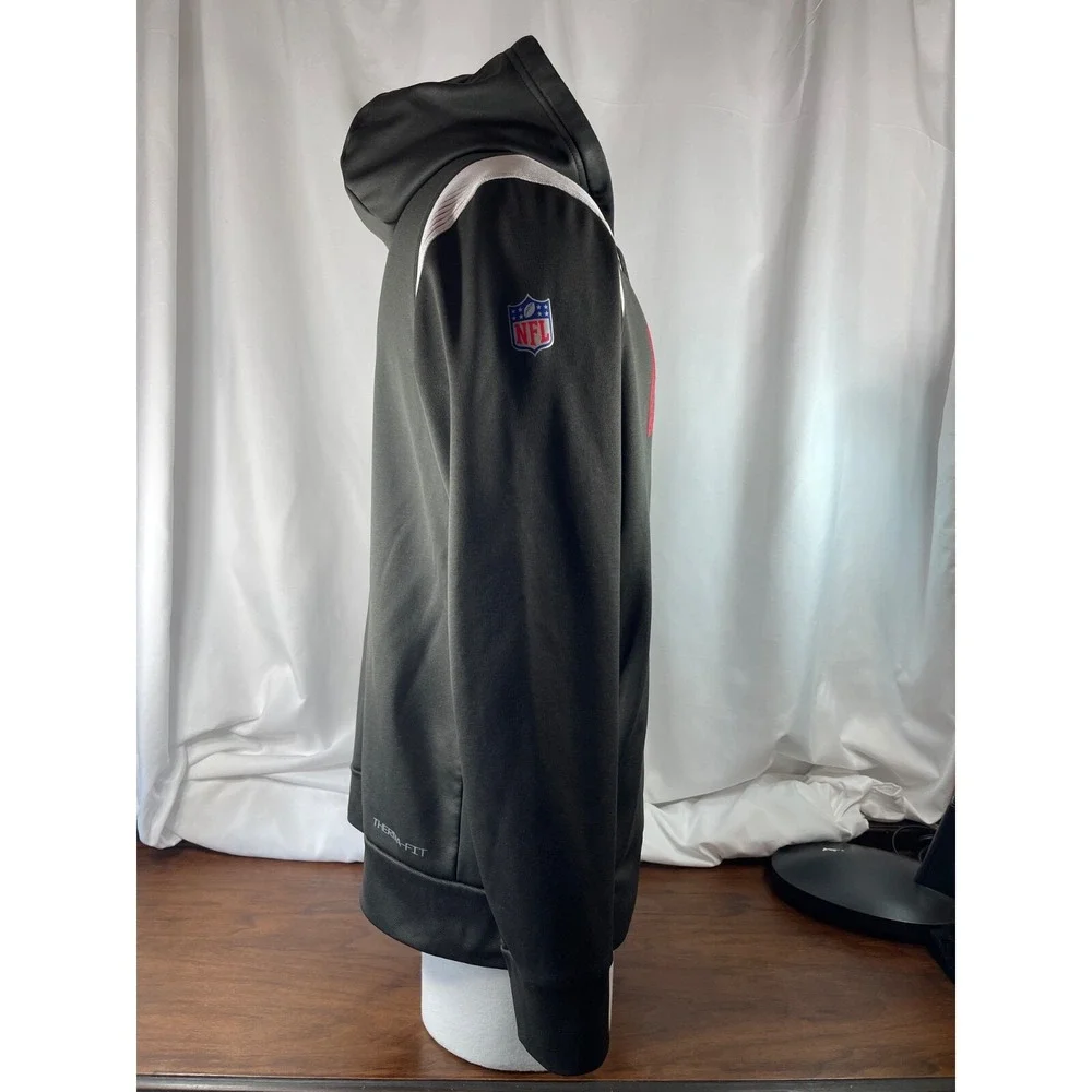 Tampa Bay Buccaneers NFL Nike Therma Sideline Pullover Hoodie Jacket Men's Large